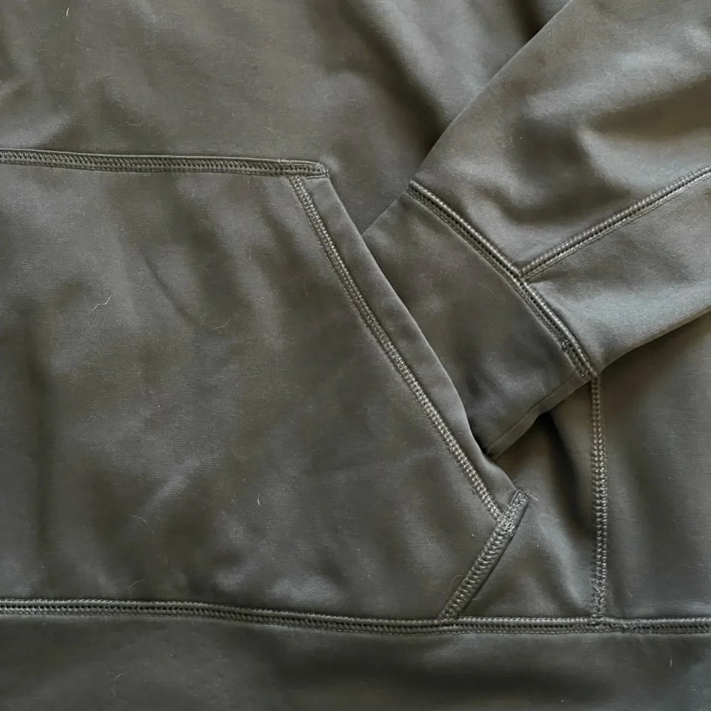 Nike Athletic Sweatshirt Hooded Pullover Men Gray Therma-Fit